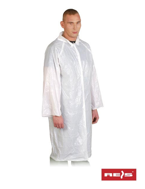 Protective pfol rain coat in white Reis