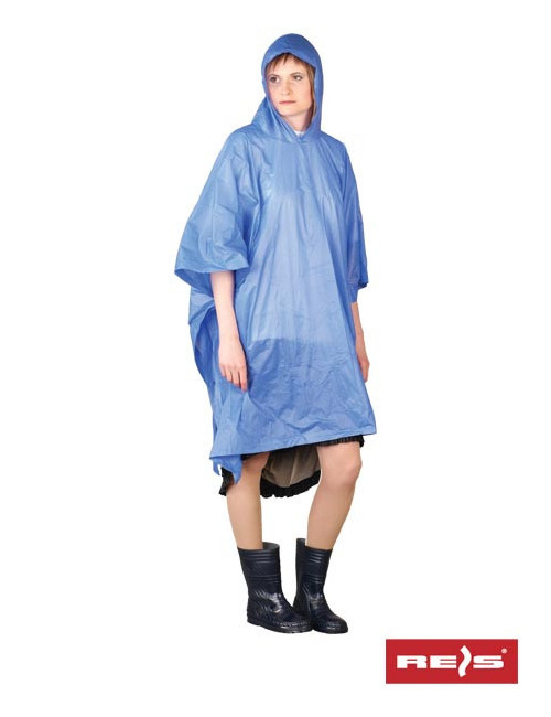Protective rain poncho n blue Reis