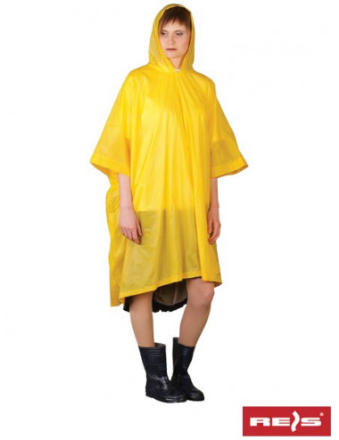 Protective rain poncho yellow Reis