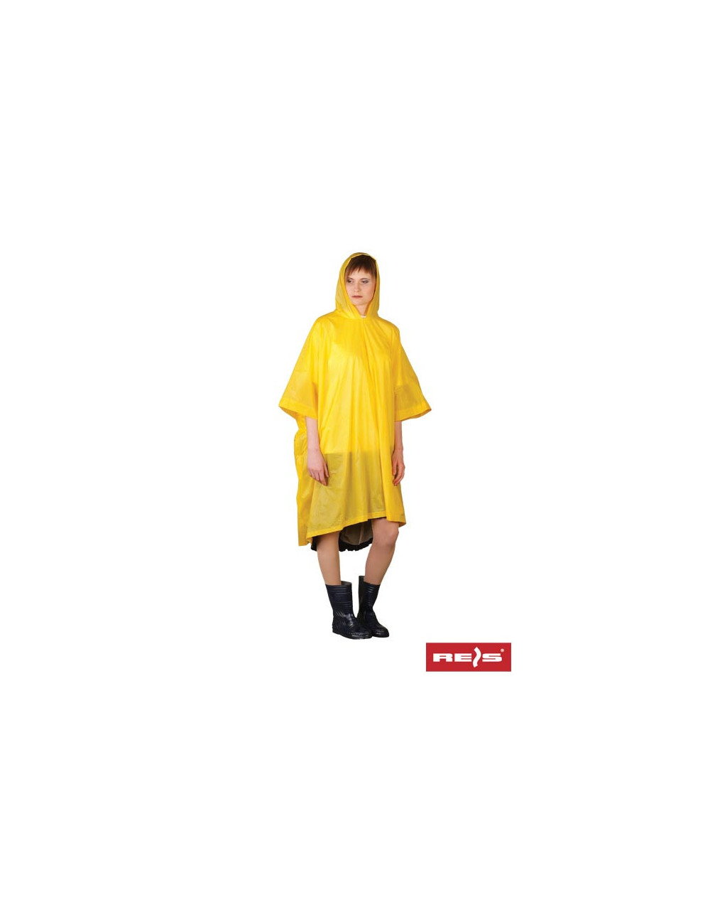 Protective rain poncho yellow Reis