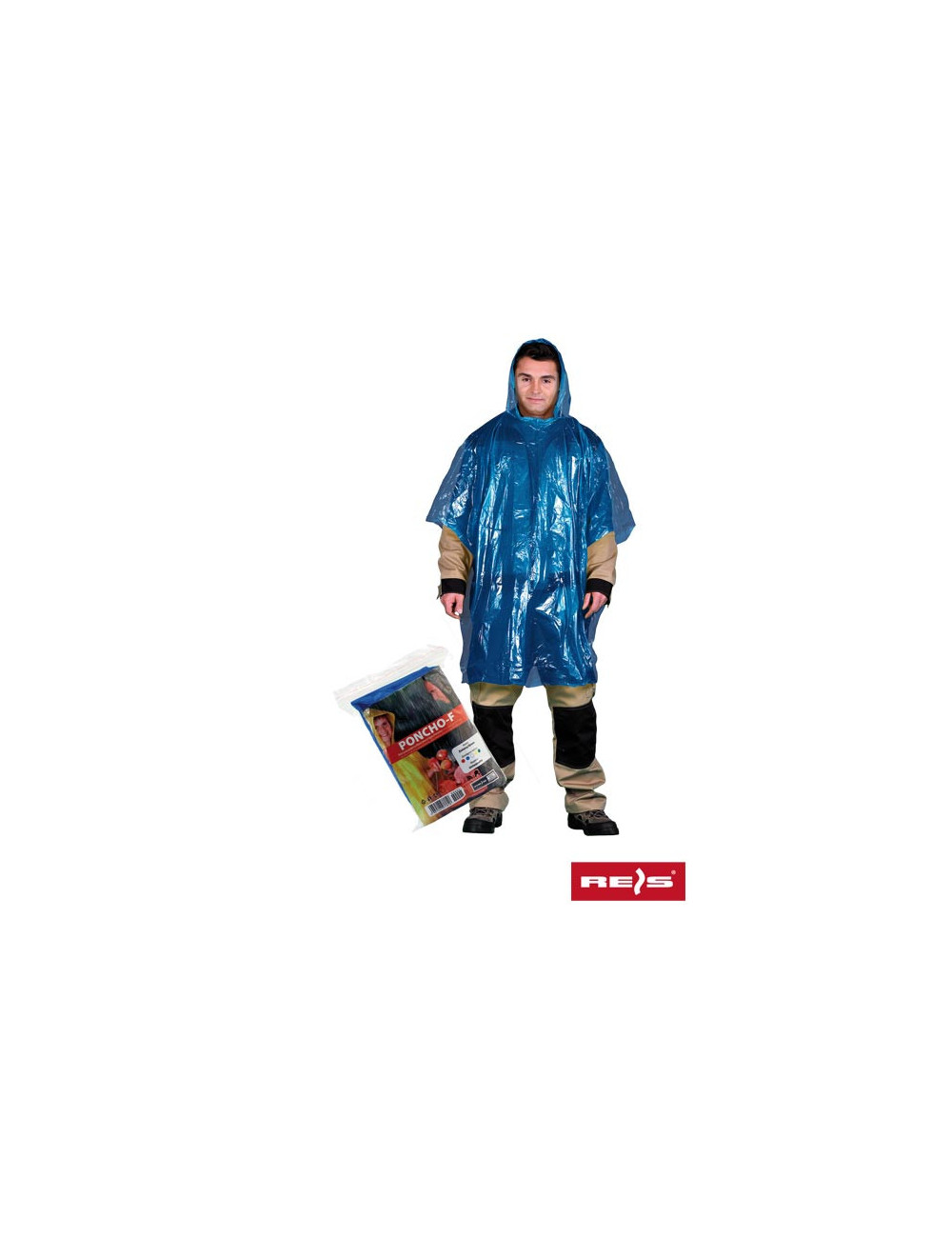Protective rain poncho-f g navy Reis