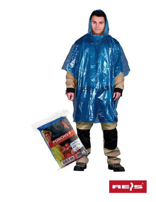 Ponczo ochronne przeciwdeszczowe poncho-f g granatowy Reis