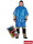 Schützender Regenponcho Poncho-f n blau Reis