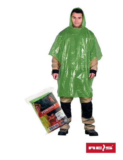Schützender Regenponcho Poncho-f se, Aquamarin Reis