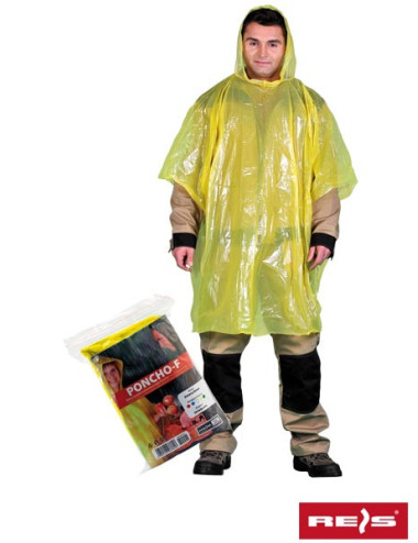 Protective rain poncho-f y yellow Reis