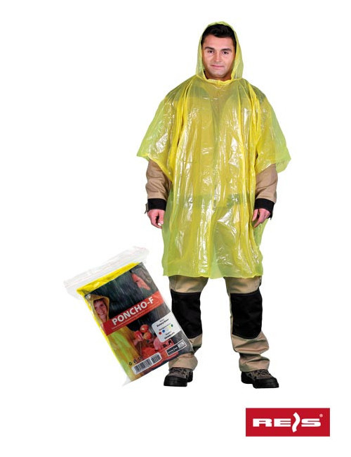 Protective rain poncho-f y yellow Reis
