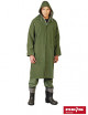 Protective ppd rain coat with green Reis