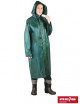 Protective ppdpu rain coat with green Reis
