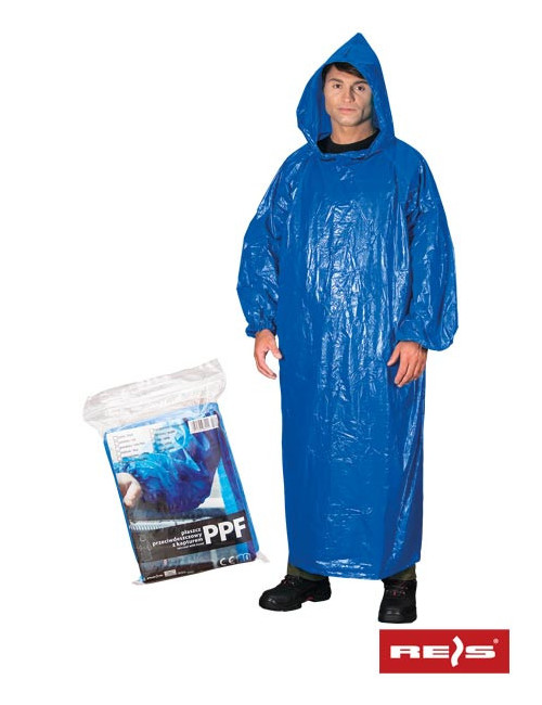 Schützender Regenmantel ppf g marineblau Reis