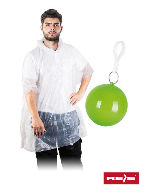 Rainball t transparent rain poncho Reis