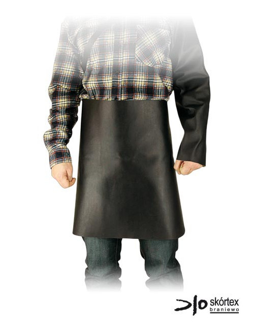 Apron - band fz b black Skórtex