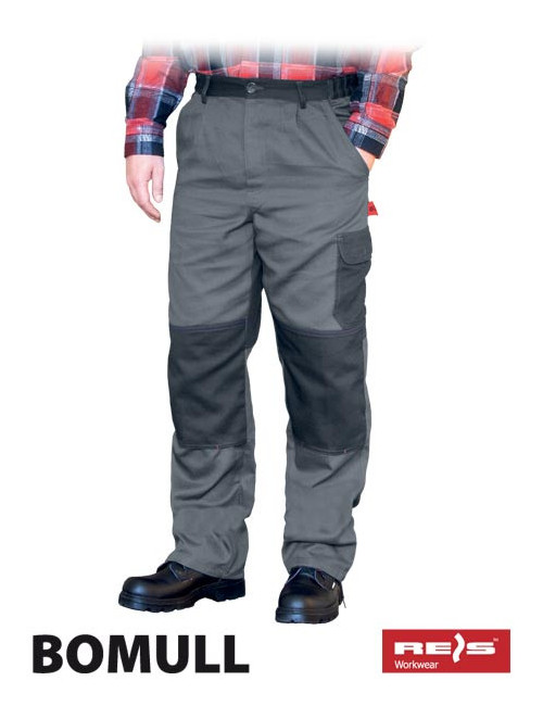 Bomull-t sds waist trousers gray/dark gray Reis