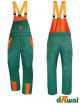 2Protective bib pants dr-pil-s zp green-orange Drwal