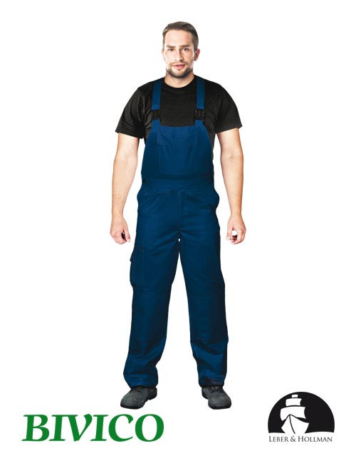 LEBER&amp;HOLLMAN PROTECTIVE BIB PANTS LH-BISTER G NAVY