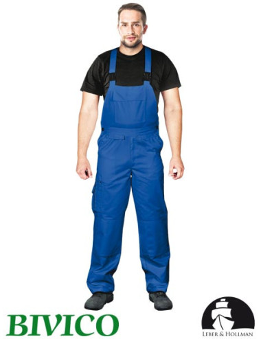 LEBER&amp;HOLLMAN PROTECTIVE BIB PANTS LH-BISTER N BLUE