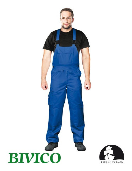 LEBER&amp;HOLLMAN PROTECTIVE BIB PANTS LH-BISTER N BLUE