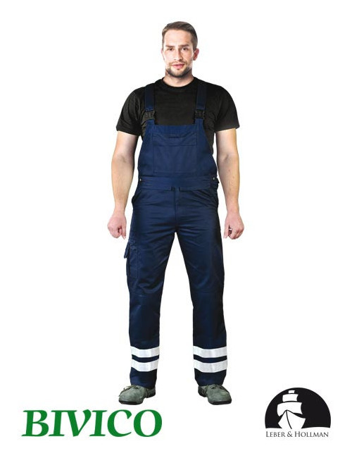 LEBER&amp;HOLLMAN PROTECTIVE BIB PANTS LH-BISTER_X G NAVY
