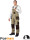 LEBER&amp;HOLLMAN PROTECTIVE BIB PANTS LH-FMN-B BE3 BEIGE-BROWN-BLACK