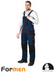 LEBER&amp;HOLLMAN PROTECTIVE BIB PANTS LH-FMN-B GBC NAVY-BLACK-RED