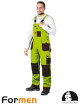 LEBER&amp;HOLLMAN PROTECTIVE BIB PANTS LH-FMN-B LBR LIME-BROWN
