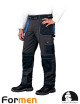 LEBER&amp;HOLLMAN WAIST TROUSERS LH-FMN-T SBN STEEL-BLACK-BLUE