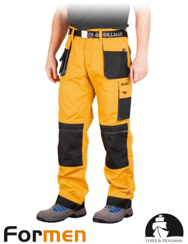 Schutzbundhose lh-fmn-t ybs gelb-schwarz-grau Leber&amp;hollman