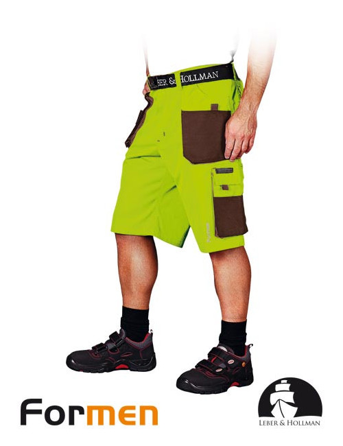 Taillenlange Schutzhose – kurz lh-fmn-ts lbr lindbraun Leber&amp;hollman