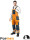 LEBER&amp;HOLLMAN PROTECTIVE BIB PANTS LH-FMNX-B PGS ORANGE-NAVY-GRAY