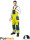 LEBER&amp;HOLLMAN PROTECTIVE BIB PANTS LH-FMNX-B YGS YELLOW-NAVY-GRAY