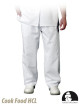 LEBER&amp;HOLLMAN WAIST TROUSERS LH-FOOD+TRO WHITE