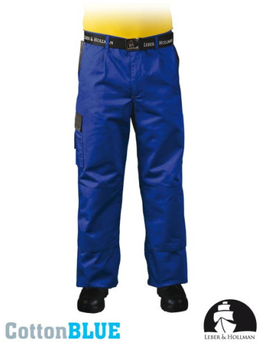 Schutzbundhose links-hammer ns blau-grau Leber&amp;hollman