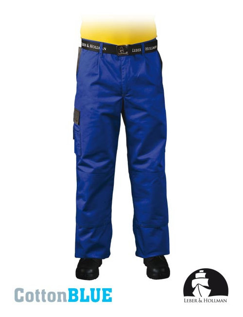 Schutzbundhose links-hammer ns blau-grau Leber&amp;hollman