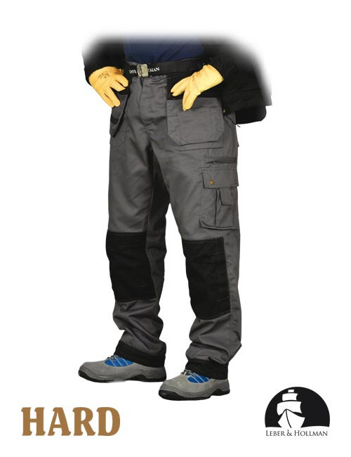 Schutzbundhose LH-Harver SB grau und schwarz Leber&amp;hollman