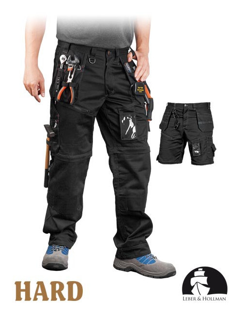 Taillenlange Schutzhose LH-Peaker B schwarz Leber&amp;Hollman