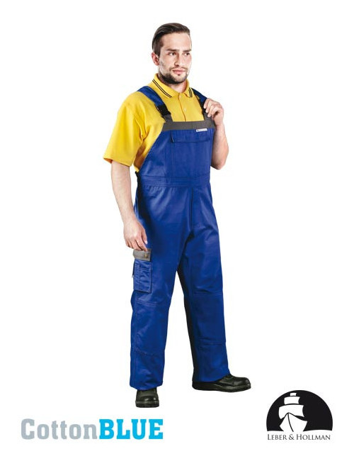 Spodnie ochronne ogrodniczki lh-staler ns niebiesko-szary Leber&hollman