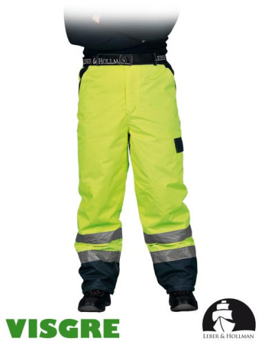 Isolierte hüftlange Schutzhose lh-vibetro yg gelb-marineblau Leber&amp;hollman