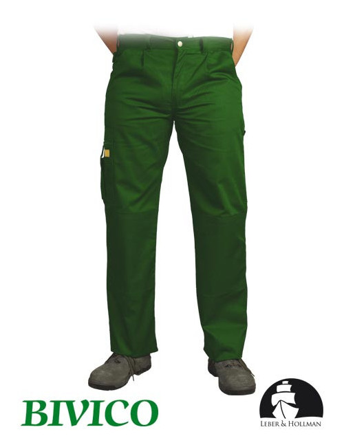 LEBER&amp;HOLLMAN WAIST TROUSERS LH-VOBSTER Z GREEN