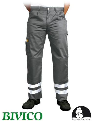 Schutzbundhose lh-vobster_x s grau/stahl Leber&amp;hollman