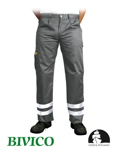 Schutzbundhose lh-vobster_x s grau/stahl Leber&amp;hollman