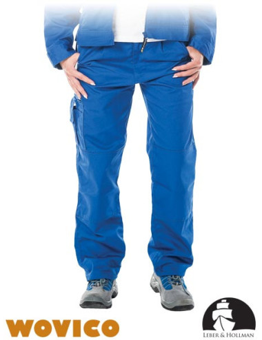 LEBER&amp;HOLLMAN WAIST TROUSERS LH-WOMVOBER N BLUE