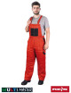 Protective bib pants insulated mmws cb red-black Reis