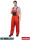 Protective bib pants insulated mmws cb red-black Reis