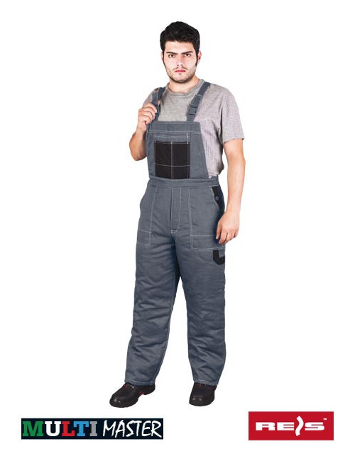 Men`s dungarees insulated pants for the winter, proven quality, logo