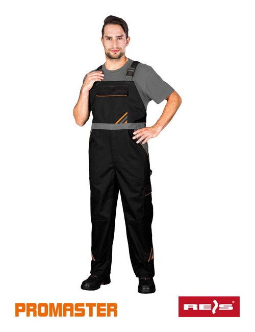 Pro-b bib pants pro-b bps black-orange-gray Reis