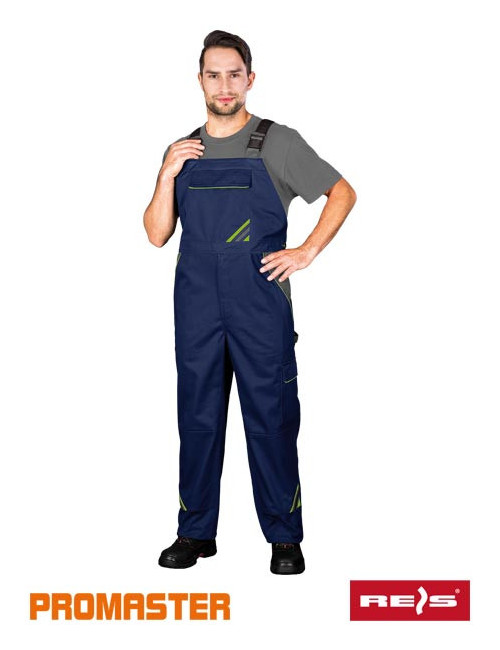 Protective bib pants pro-b gys navy-yellow-gray Reis