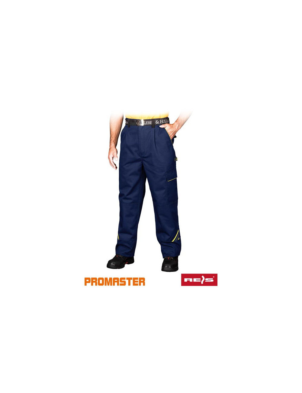 Pro-t waist trousers gys navy-yellow-gray Reis