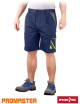Shorts with short legs, pockets on the back, on the sides, branding