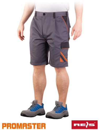 Waist trousers - short pro-ts sbp steel-black-orange Reis