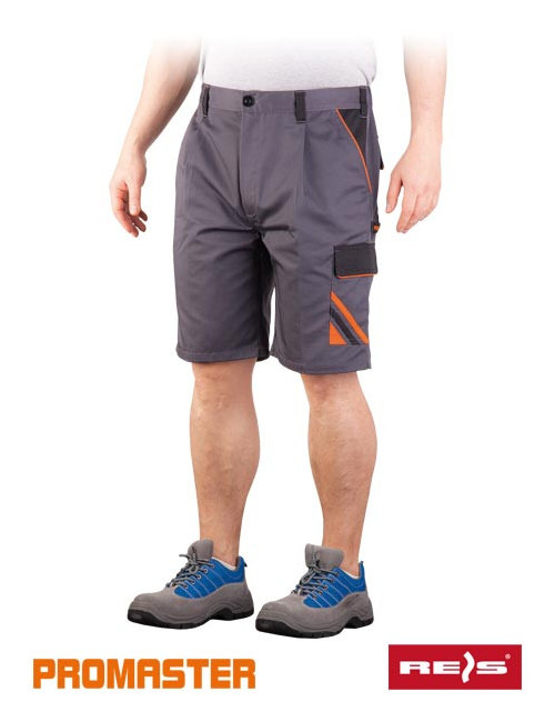 Waist trousers - short pro-ts sbp steel-black-orange Reis