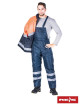 Schützende isolierte Latzhose S-Winter-Str G Marineblau Reis